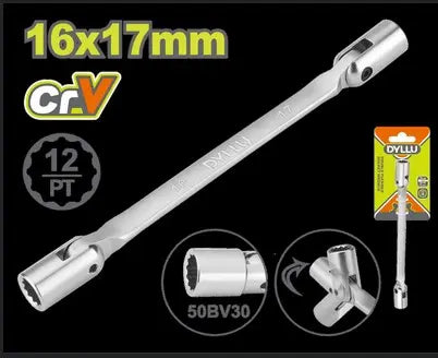 LLAVE COPA FLEXIBLE 8X9MM DYLLU (DTTH2E01)