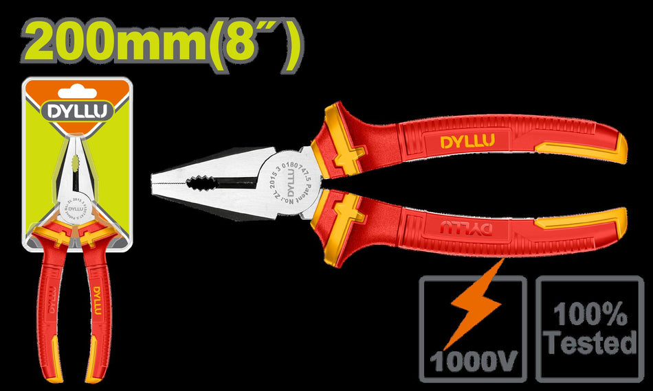 ALICATE AISLADO 8" DYLLU (DTPL1938)