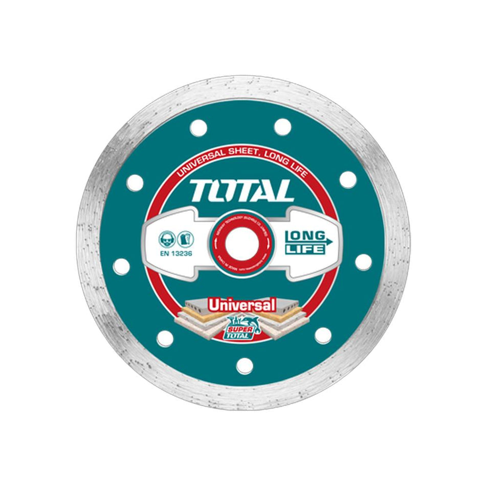 DISCO DE CORTE DIAMANTADO CONTINUO 4 1/2 115MM TOTAL (TAC2121153)