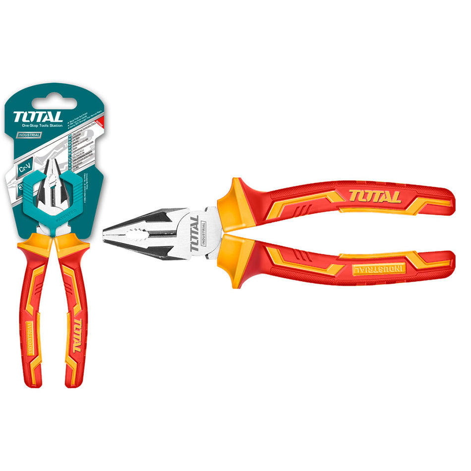 ALICATE AISLADO 8" INDUSTRIAL AMARILLO-ROJO TOTAL (THTIP2181)