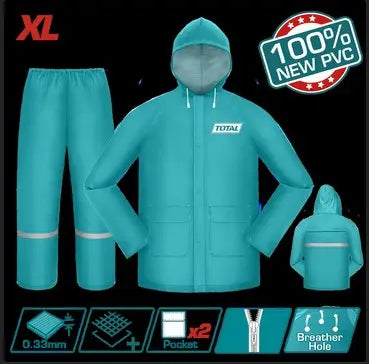 IMPERMEABLE PARA MOTO INDUSTRIAL TALLA XL TOTAL (THTRS031.XL)