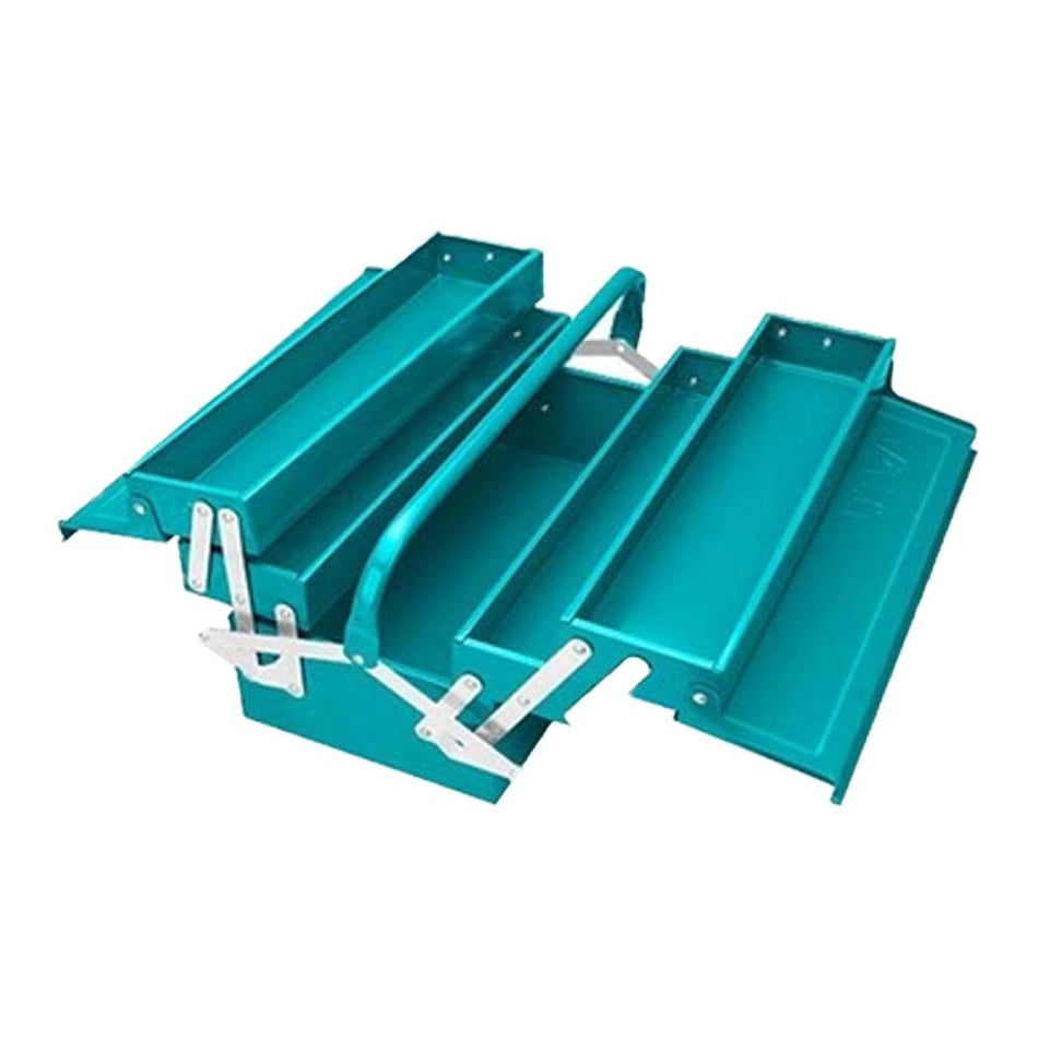 CAJA DE HERRAMIENTAS 404X200X205MM INDUSTRIAL METALICA TOTAL   (THT10702)