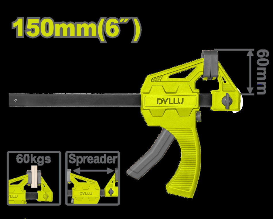 PRENSA SARGENTO DE BARRA 6" DYLLU (DTCP4306)