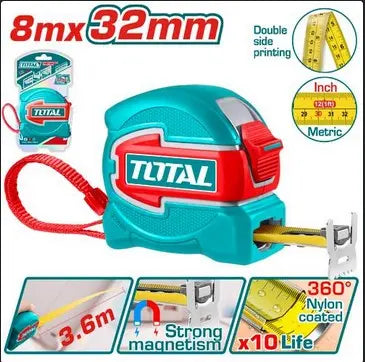 METRO 8 MTS HOJA 32MM INDUSTRIAL SUPER TOTAL (TMT80832)