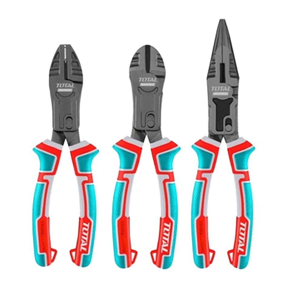 JUEGO DE ALICATE X 3 PIEZAS CROMO VANADIUM INDUSTRIAL TOTAL (THT2CK231S)