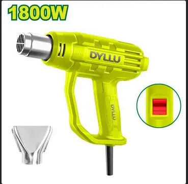 PISTOLA CALOR 1800W INCLUYE 1 BOQUILLA DYLLU (UDTHG1514)