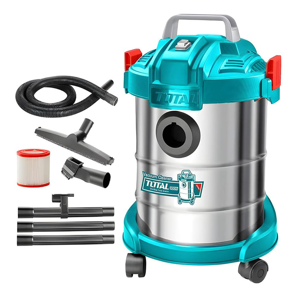 ASPIRADORA Y SOPLADORA PARA HUMEDO Y SECO 12L 800W INCLUYE ACCESORIOS SUPER TOTAL (UTVC14122)