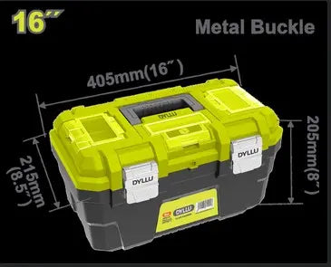 CAJA DE HERRAMIENTA 16" PLÁSTICA CIERRE METALICO DYLLU (DTTB3316)