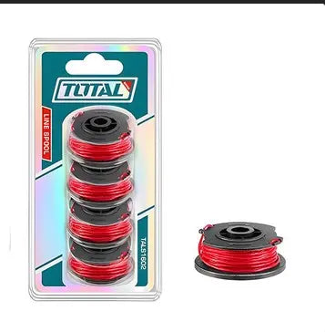 NYLON GUADAÑADORA 1.6MM X 5MTS JUEGO X 4 PZS INSDUSTRIAL SUPER TOTAL (TALS1602)