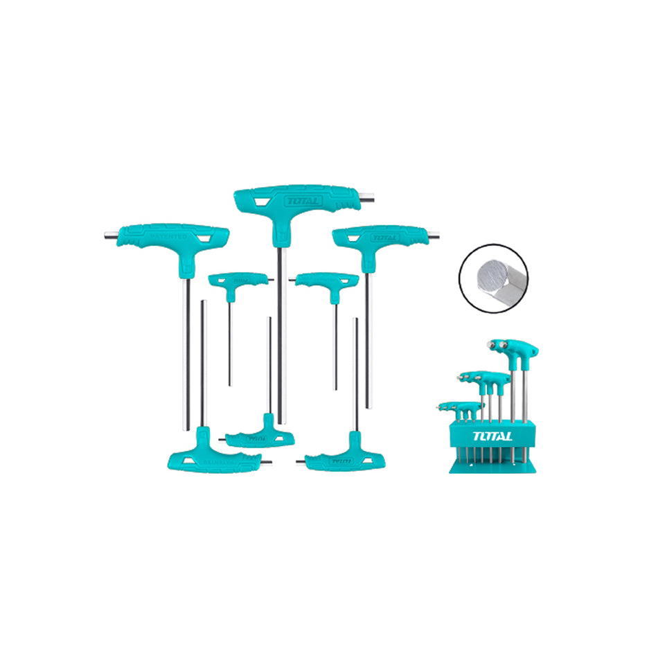 ALEM INDUSTRIAL MANGO EN T JUEGO X 8 PZS TOTAL (THHW80816)