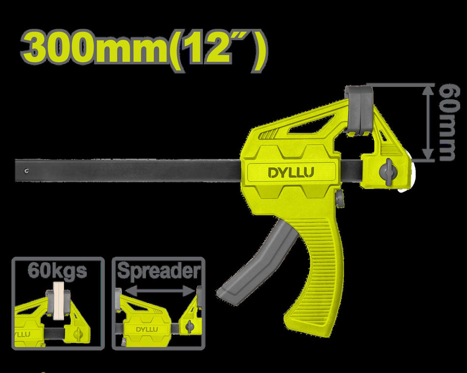 PRENSA SARGENTO DE BARRA 12" DYLLU (DTCP4312)
