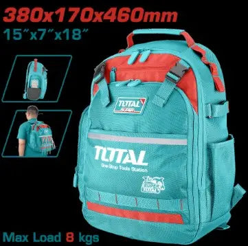 MALETIN PORTA HERRAMIENTA INDUSTRIAL CAPACIDAD MAXIMA 8 KG INDUSTRIAL SUPER TOTAL (THBP02025)