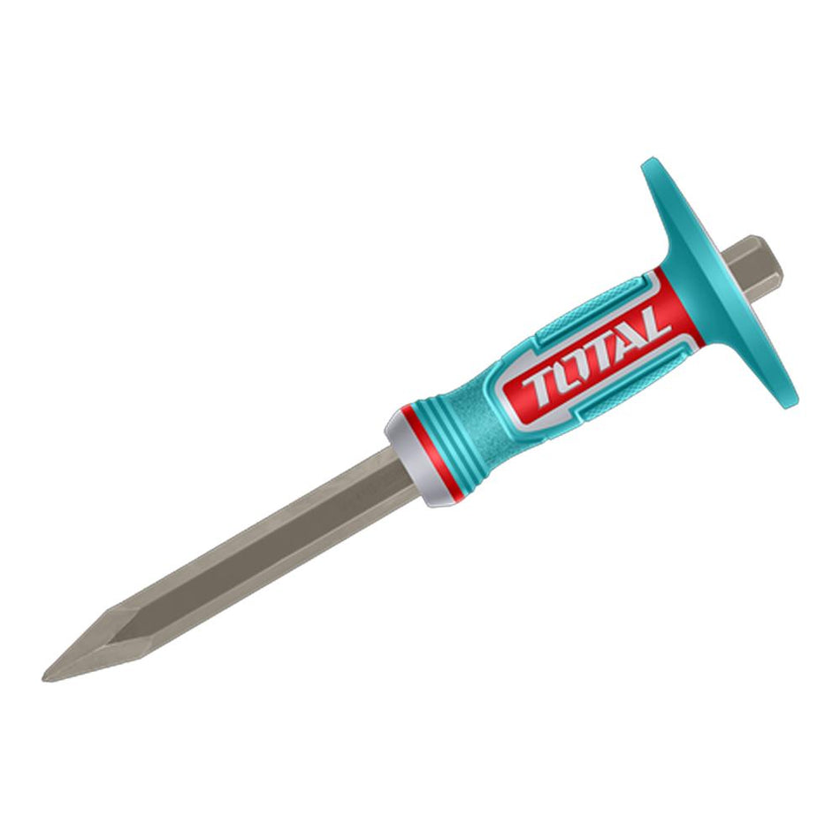CINCEL PUNTA 5/32" X 5/8" X 12" CON PROTECTOR INDUSTRIAL SUPER TOTAL (THT4530416)