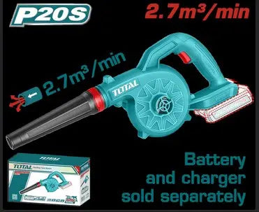 SOPLADORA INALAMBRICA 20V BATERIA Y CARGADOR SE VENDEN POR SEPARADO SUPER TOTAL (TABLI2078)