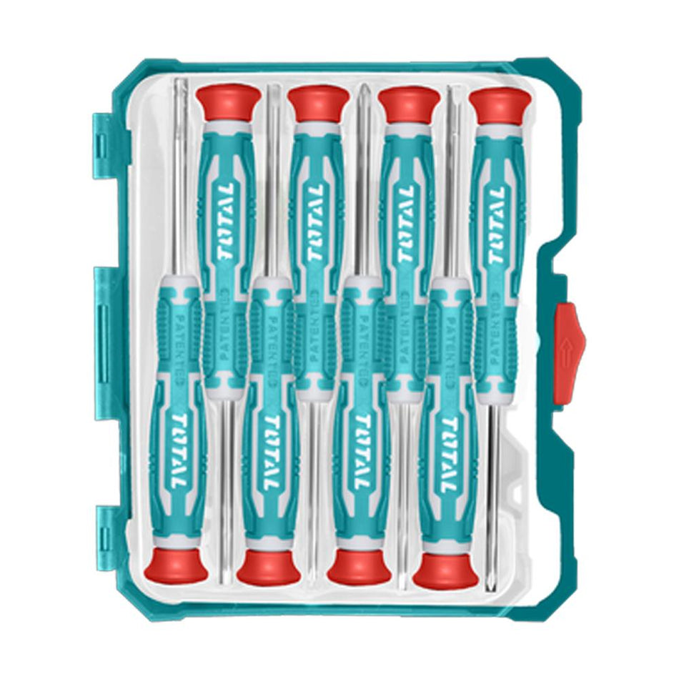 JUEGO DESTORNILLADORES X 8PZS PUNTA INMANTADA INDUSTRIAL SUPER TOTAL (THT250826)