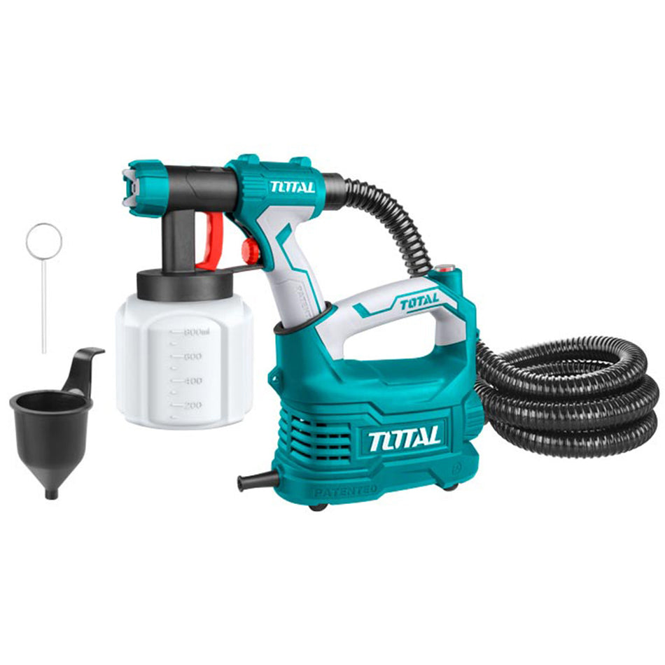 COMPRESOR MINI + PISTOLA INDUSTRIAL VASO PLASTICO 800ML 500W TOTAL (UTT5006)