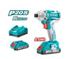 ATORNILLADOR DE IMPACTO INALAMBRICO 1/4" 20V INCLUYE 2 BATERIAS 1 CARGADOR SUPER SELECT TOTAL (UTIRLI2017)