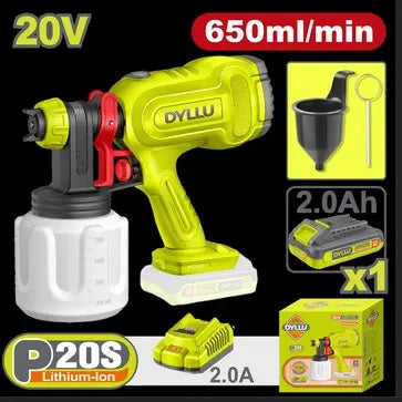 PISTOLA PINTAR INALAMBRICA 800ML 20V DYLLU (UDTSU30664)