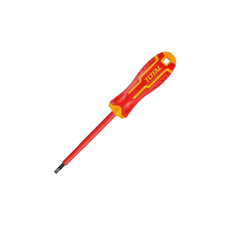 DESTORNILLADOR AISLADO 1000V INDUSTRIAL 125 MM PALA AMARILLO - ROJO TOTAL (THTIS5125)