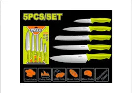 JUEGO DE CUCHILLOS PARA COCINA X 5 PCS DYLLU (DTKK1K51)
