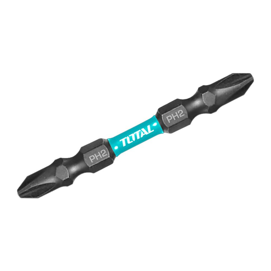 PUNTAS TALADRO INDUSTRIAL DOBLE PUNTA IMANTADA 65MM (+) (+) JUEGO X 10 PZS INDUSTRIAL SUPER TOTAL (TACIM16PH233)