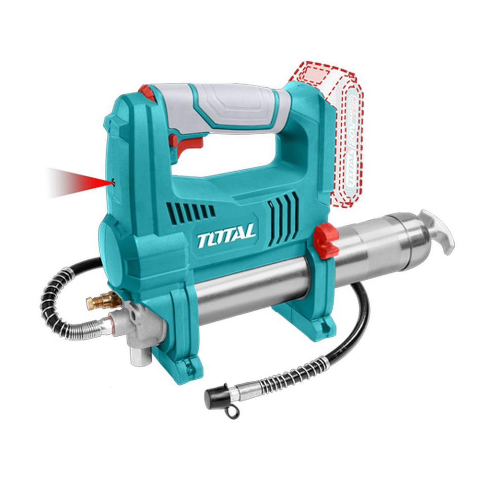ENGRASADORA INALMBRICA 30 20V 10000 PSI CAPACIDAD 453G INDUSTRIAL NO INCLUYE BATERIA Y CARGADOR TOTAL (TGGLI2010)