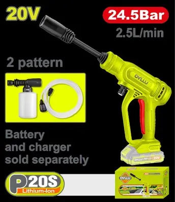 HIDROLAVADORA INALAMBRICA 20V PORTATIL BATERIA Y CARGADOR NO INCLUIDO DYLLU (DTQX0120)