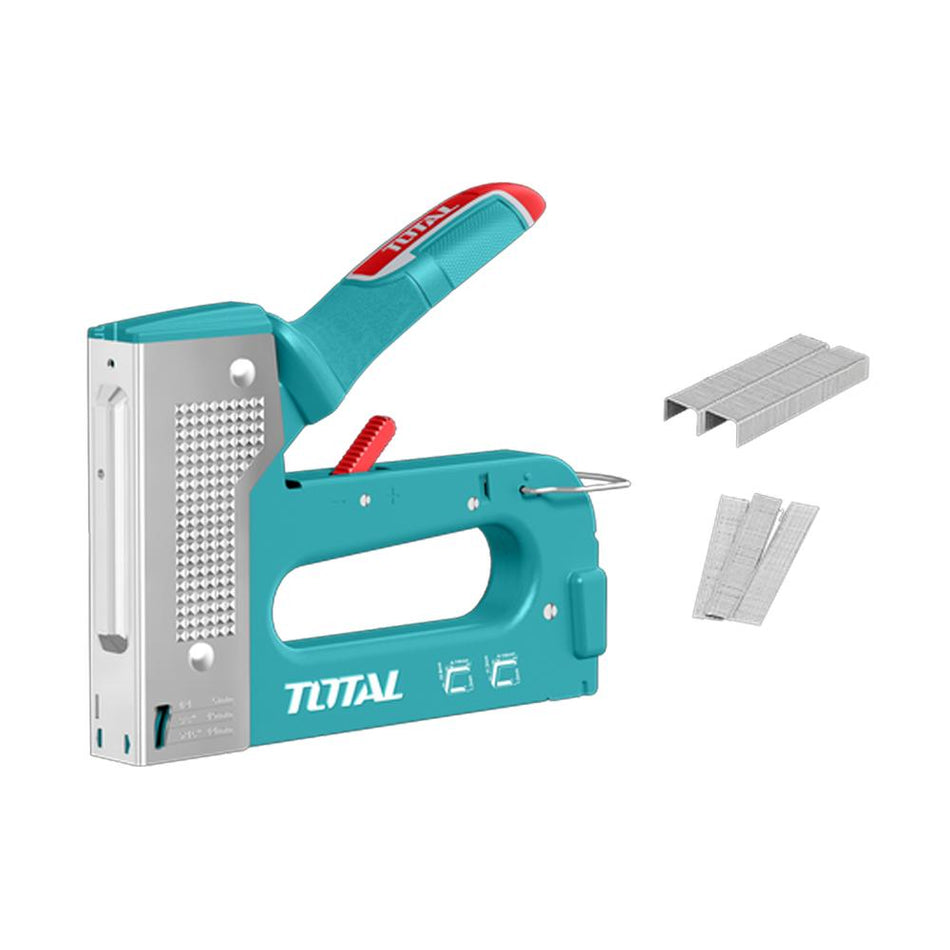GRAPADORA 2 EN 1 (4 - 14 MM) INCLUYE 500 GRAPAS Y 500 CLAVOS INDUSTRIAL TOTAL (THT31148)