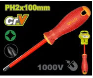 DESTORNILLADOR (+) 4" AISLADO 1000V DYLLU (DTSD7224)
