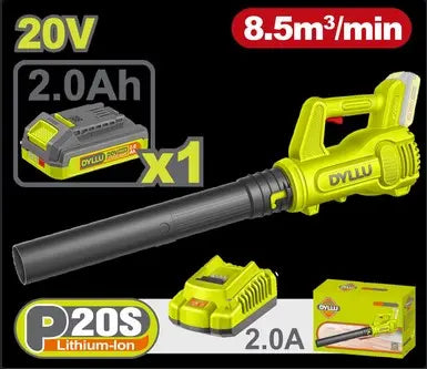 SOPLADORA INALAMBRICA 20V INCLUYE 1 BATERIA 20V ( 2.0AH ) Y CARGADOR DYLLU (UDTBLP521)