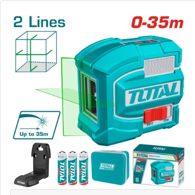 NIVEL LASER 0-35M LUZ VERDE INDUSTRIAL SUPER TOTAL (TLL156601)