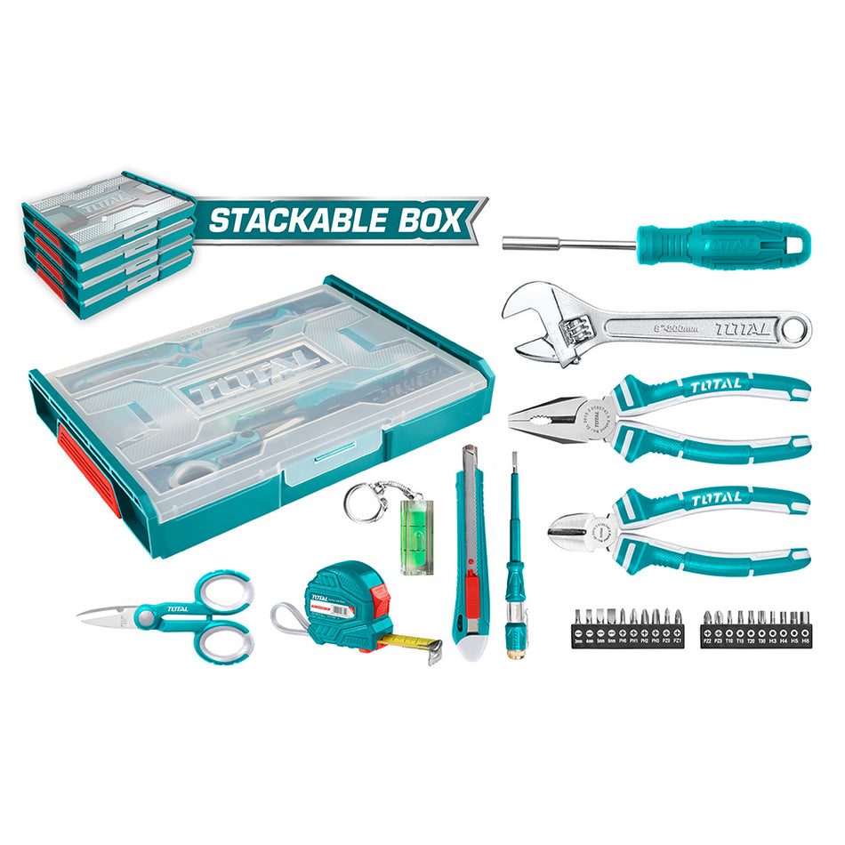 KIT DE HERRAMIENTAS 29PZS TOTAL (THKTV02H291)