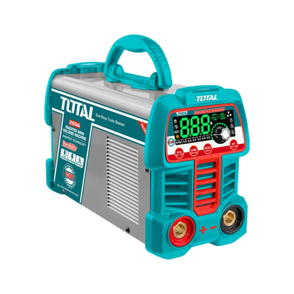 SOLDADOR INVERSOR DIGITAL 250A (MMA-LIFT TIG-VRD) 110-220V INDUSTRIAL SUPER TOTAL (UTW225069)