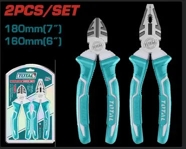 JUEGO DE ALICATE 7" + CORTA FRIO 6" SUPER TOTAL (THT1K0206)