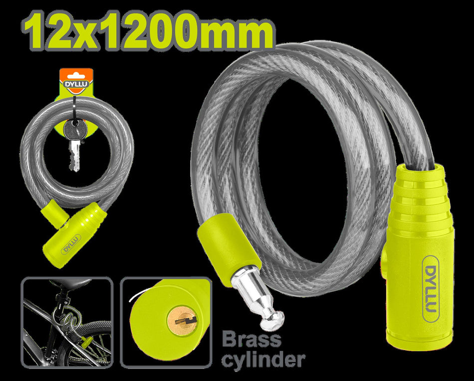 CANDADO GUAYA 12MM X 12M DYLLU (DTBK1112)
