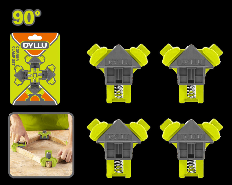 JUEGO DE PRENSAS DE ESQUINA 90° DYLLU (DTCZ6E01)